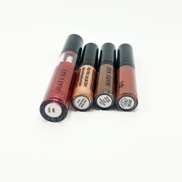 NIB Mary Kay Liquid Eyeshadow SET: Light Beam, Meteor Shower, Warm Desert & Rosé - Picture 4 of 8